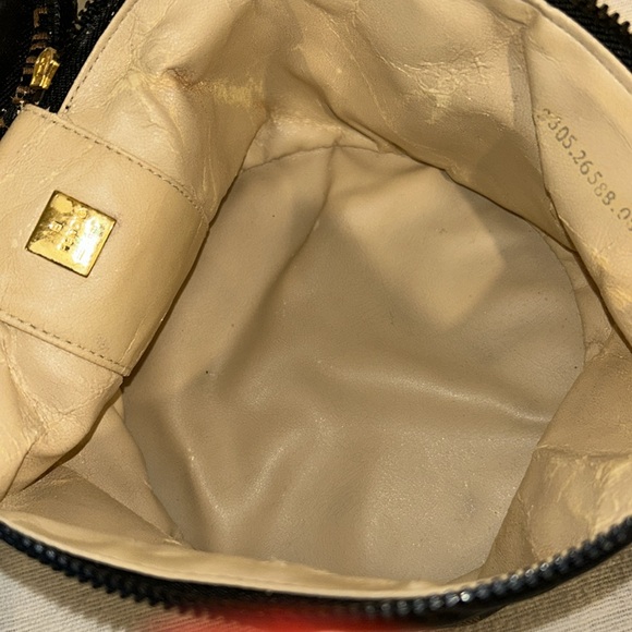 FENDI Vanity Cosmetic Pouch Canvas Black Auth 54858 - Picture 11 of 13